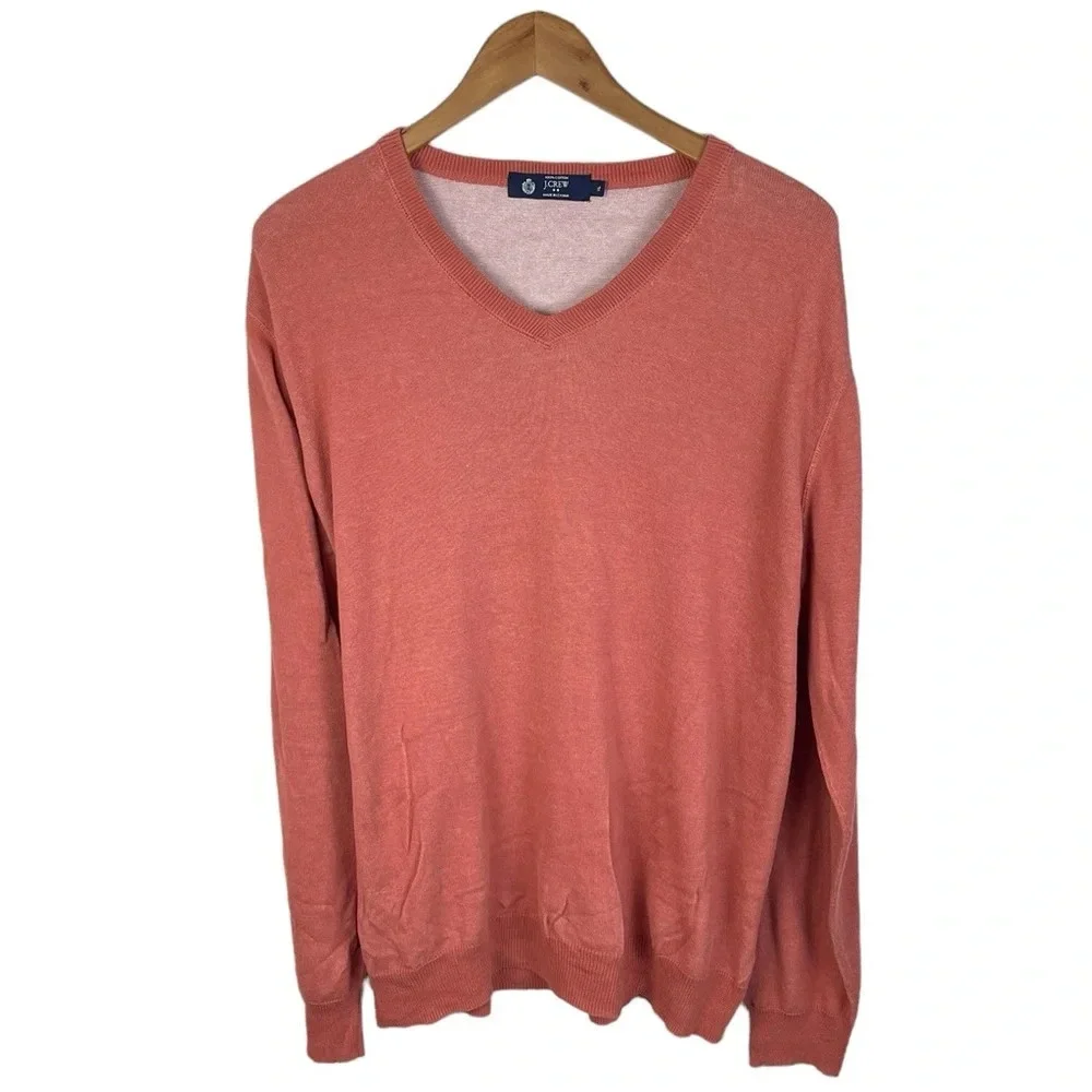 B19 Men’s J. Crew Brand Preppy V Neck Pullover Sweater XL